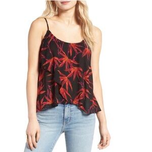 Free People Intimately Simone floral surplice top size medium